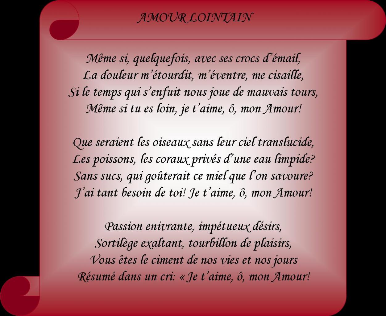 AMOUR LOINTAIN