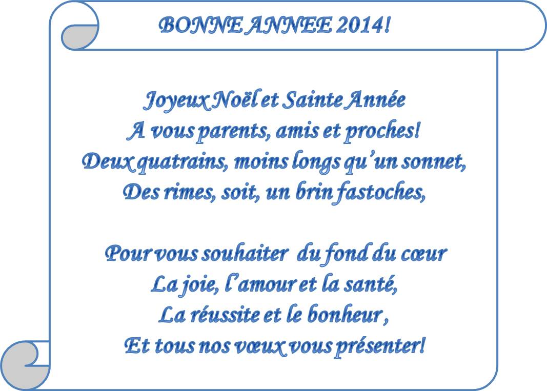 BONNE ANNEE 2014